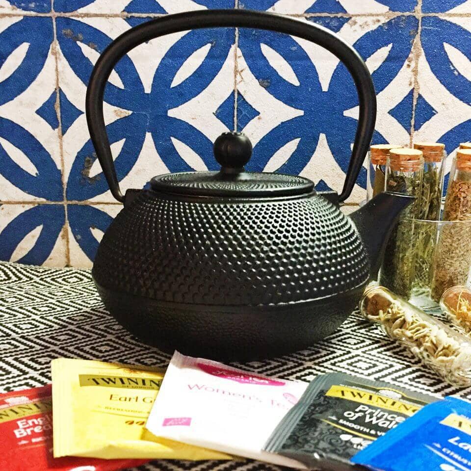 Loukia's Mediterranean Suite Japanese Cast Iron Tea Pot