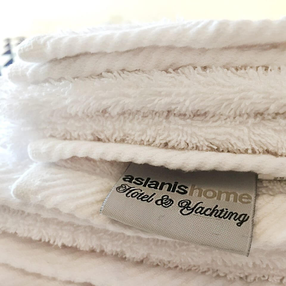 Loukia's Cycladic studio -100% cotton towels by Aslanis™